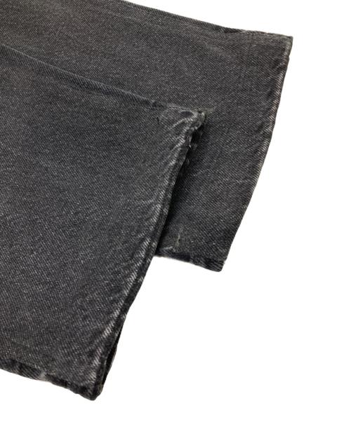 YUYA MORIBE（ユウヤモリベ）YUYA MORIBE (ユウヤモリベ) デニムパンツ ブラック サイズ:不明（実寸参照）の古着・服飾アイテム