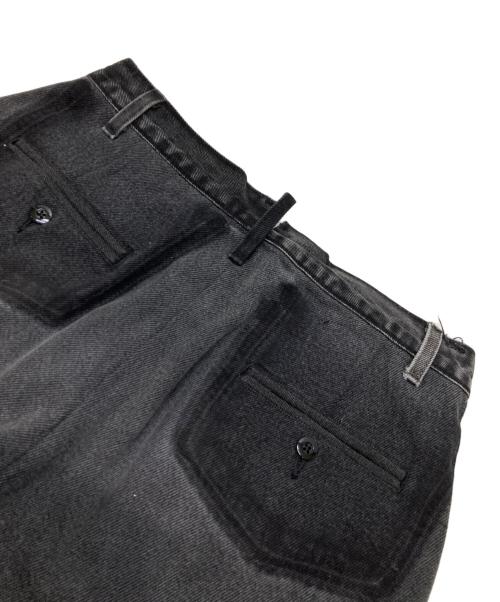 YUYA MORIBE（ユウヤモリベ）YUYA MORIBE (ユウヤモリベ) デニムパンツ ブラック サイズ:不明（実寸参照）の古着・服飾アイテム