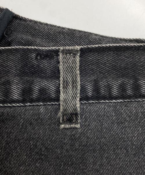 YUYA MORIBE（ユウヤモリベ）YUYA MORIBE (ユウヤモリベ) デニムパンツ ブラック サイズ:不明（実寸参照）の古着・服飾アイテム