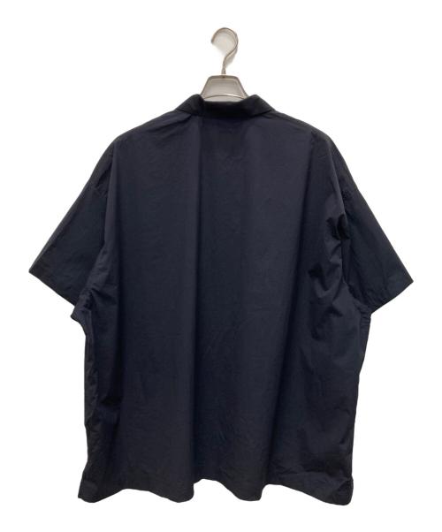 YES GOOD MARKET（イエス グッド マーケット）YES GOOD MARKET (イエス グッド マーケット) SEESEE (シーシー) Stripes For Creative (ストライプ フォー クリエイティブ) BIG NYLON POLO ネイビー サイズ:不明（実寸参照）の古着・服飾アイテム