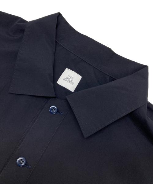 YES GOOD MARKET（イエス グッド マーケット）YES GOOD MARKET (イエス グッド マーケット) SEESEE (シーシー) Stripes For Creative (ストライプ フォー クリエイティブ) BIG NYLON POLO ネイビー サイズ:不明（実寸参照）の古着・服飾アイテム