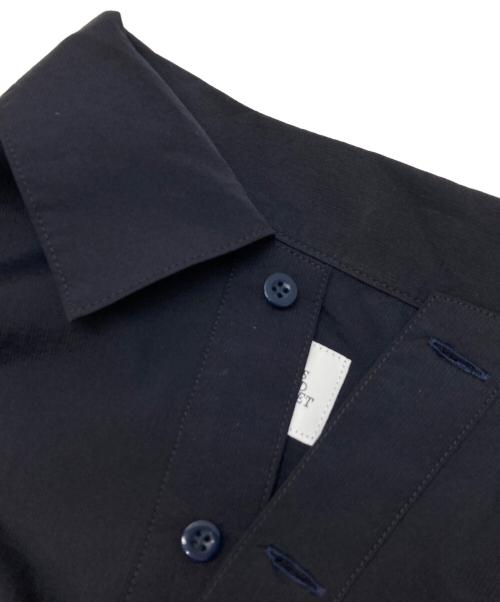 YES GOOD MARKET（イエス グッド マーケット）YES GOOD MARKET (イエス グッド マーケット) SEESEE (シーシー) Stripes For Creative (ストライプ フォー クリエイティブ) BIG NYLON POLO ネイビー サイズ:不明（実寸参照）の古着・服飾アイテム