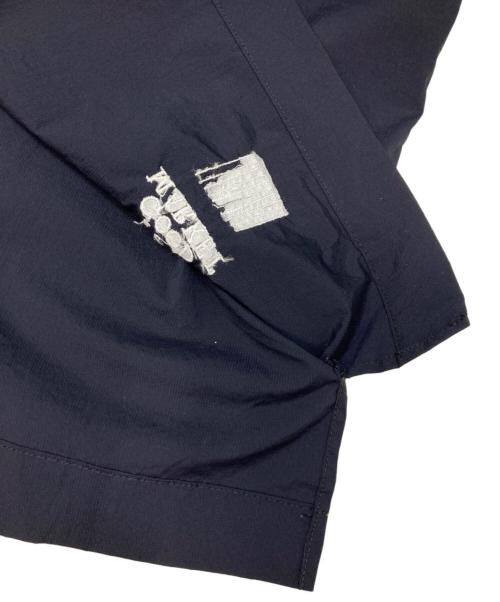 YES GOOD MARKET（イエス グッド マーケット）YES GOOD MARKET (イエス グッド マーケット) SEESEE (シーシー) Stripes For Creative (ストライプ フォー クリエイティブ) BIG NYLON POLO ネイビー サイズ:不明（実寸参照）の古着・服飾アイテム