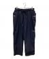YES GOOD MARKET（イエス グッド マーケット）の古着「SUPERWIDE TAPERED EASY PANTS」｜ネイビー