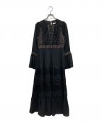 HER LIP TOハーリップトゥ）の古着「Social Lace Trimmed Dress」｜ホワイト