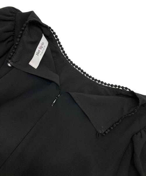 HER LIP TO（ハーリップトゥ）HER LIP TO (ハーリップトゥ) Social Lace Trimmed Dress ホワイト サイズ:Sの古着・服飾アイテム