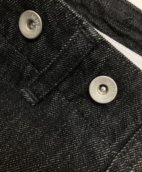 MHL（エムエイチエル）MHL (エムエイチエル) CANTON (キャントン) BLACK DENIM ブラック サイズ:28の古着・服飾アイテム