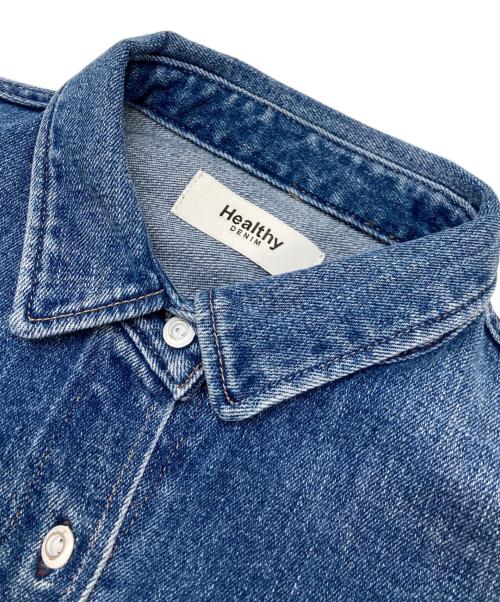 Healthy DENIM（ヘルシーデニム）Healthy denim (ヘルシーデニム) Almondオーバーデニムシャツ インディゴ サイズ:Sの古着・服飾アイテム
