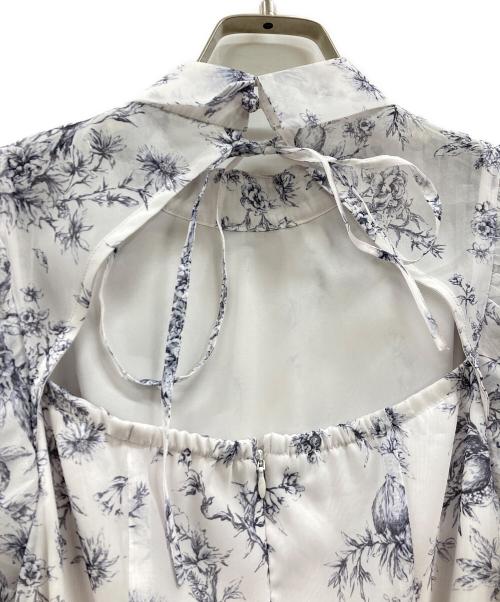 Snidel（スナイデル）Snidel (スナイデル) アーガンギャザーパフスリーブワンピース グレー サイズ:1の古着・服飾アイテム