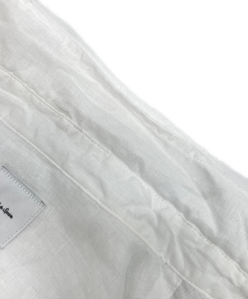 Spick and Span（スピック＆スパン）Spick and Span (スピック＆スパン) リネンカシュクール ビッグシャツ ホワイト サイズ:不明（実寸参照）の古着・服飾アイテム
