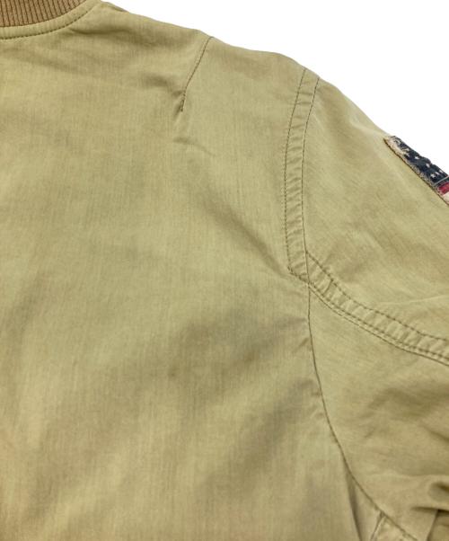 Denim & Supply Ralph Lauren（デニム＆サプライ ラルフローレン）Denim & Supply Ralph Lauren (デニム＆サプライ ラルフローレン) フライトジャケット カーキ サイズ:Sの古着・服飾アイテム