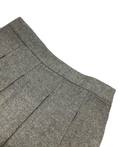 HYKE（ハイク）HYKE (ハイク) ウールプリーツスカート グレー サイズ:1の古着・服飾アイテム