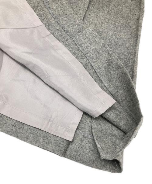 HYKE（ハイク）HYKE (ハイク) ウールプリーツスカート グレー サイズ:1の古着・服飾アイテム