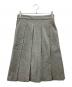 HYKE (ハイク) ウールプリーツスカート グレー サイズ:1：7000円
