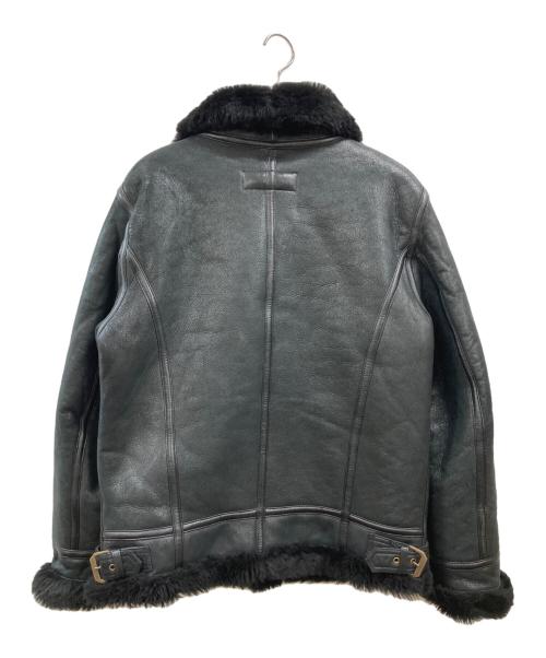 Liugoo Leathers（リューグーレザーズ）Liugoo Leathers (リューグーレザーズ) B-3 ムートンジャケット ブラック サイズ:LLの古着・服飾アイテム
