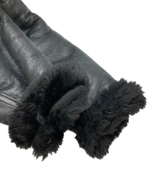 Liugoo Leathers（リューグーレザーズ）Liugoo Leathers (リューグーレザーズ) B-3 ムートンジャケット ブラック サイズ:LLの古着・服飾アイテム
