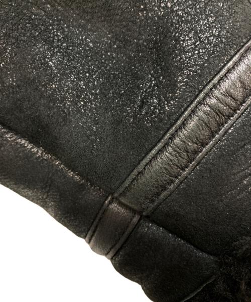 Liugoo Leathers（リューグーレザーズ）Liugoo Leathers (リューグーレザーズ) B-3 ムートンジャケット ブラック サイズ:LLの古着・服飾アイテム