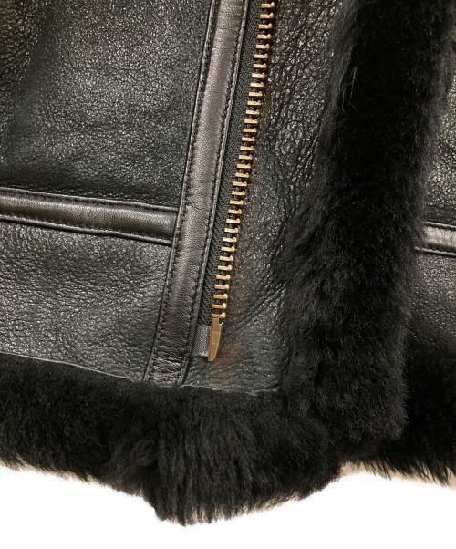 Liugoo Leathers（リューグーレザーズ）Liugoo Leathers (リューグーレザーズ) B-3 ムートンジャケット ブラック サイズ:LLの古着・服飾アイテム