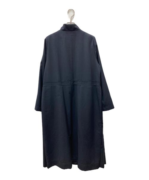 CASEY VIDALENC（ケイシーヴィダレンク）CASEY VIDALENC (ケイシーヴィダレンク) ロングコート ネイビー サイズ:Mの古着・服飾アイテム