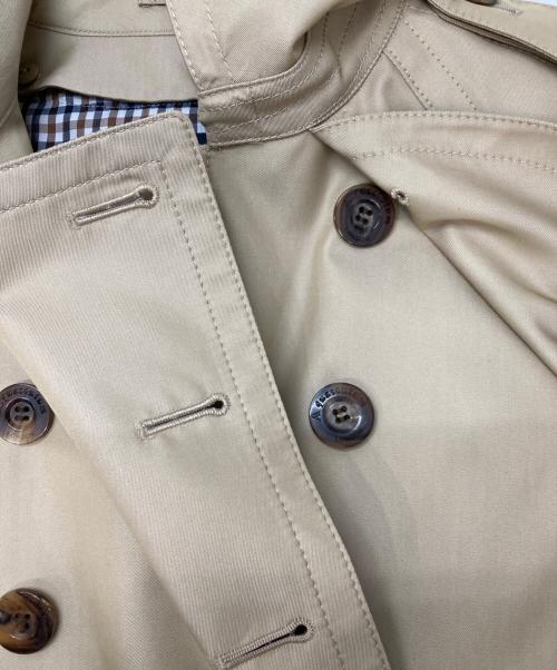 Aquascutum（アクアスキュータム）Aquascutum (アクアスキュータム) ベーシックダブルトレンチコート ベージュ サイズ:6の古着・服飾アイテム