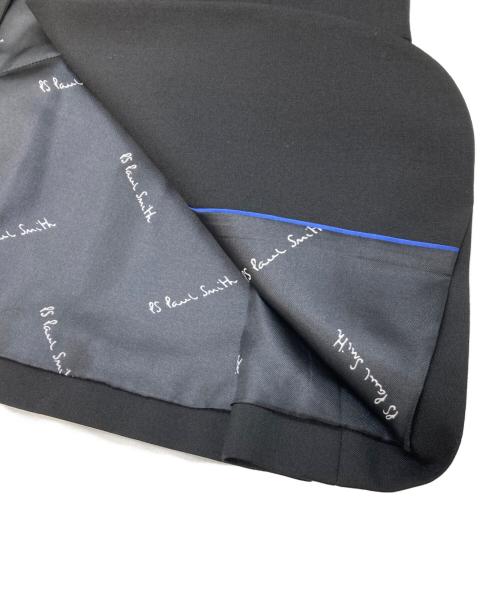 PS Paul Smith（ＰＳポールスミス）PS Paul Smith (ＰＳポールスミス) 裏地ロゴウールセットアップスーツ ブラック サイズ:J40／P42の古着・服飾アイテム