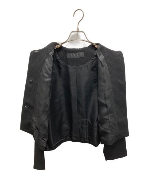 nooy（ヌーイ）nooy (ヌーイ) ジャガードフォーマルセットアップ ブラック サイズ:不明（実寸参照）の古着・服飾アイテム
