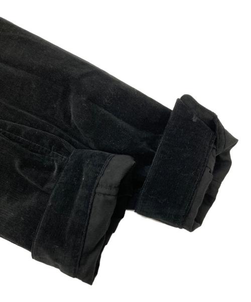 HUIS（ハウス）HUIS (ハウス) みじんコールバンドカラーオーバーシャツ ブラック サイズ:Fの古着・服飾アイテム