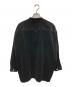 HUIS (ハウス) みじんコールバンドカラーオーバーシャツ ブラック サイズ:F：12000円