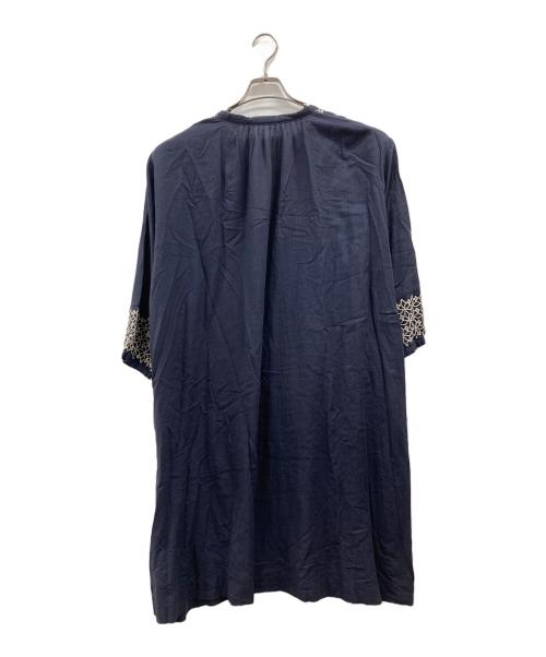 根々（ネネ）根々 (ネネ) 刺繍ワンピース ネイビー サイズ:不明の古着・服飾アイテム