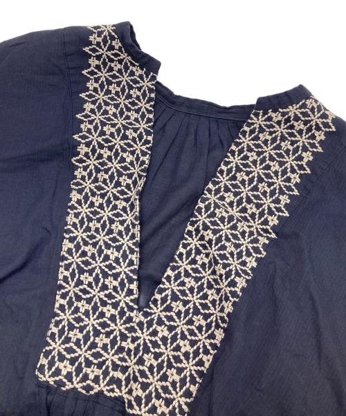 根々（ネネ）根々 (ネネ) 刺繍ワンピース ネイビー サイズ:不明の古着・服飾アイテム