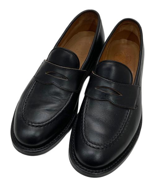 WHEEL ROBE（ウィールローブ）WHEEL ROBE (ウィールローブ) HEAVY STITCHING LOAFER ブラック サイズ:7Dの古着・服飾アイテム