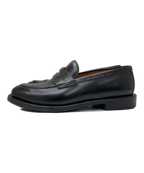 WHEEL ROBE（ウィールローブ）WHEEL ROBE (ウィールローブ) HEAVY STITCHING LOAFER ブラック サイズ:7Dの古着・服飾アイテム