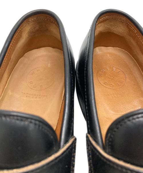 WHEEL ROBE（ウィールローブ）WHEEL ROBE (ウィールローブ) HEAVY STITCHING LOAFER ブラック サイズ:7Dの古着・服飾アイテム
