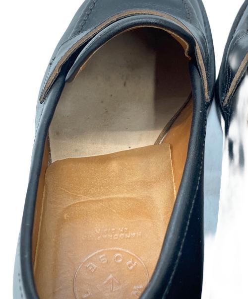 WHEEL ROBE（ウィールローブ）WHEEL ROBE (ウィールローブ) HEAVY STITCHING LOAFER ブラック サイズ:7Dの古着・服飾アイテム