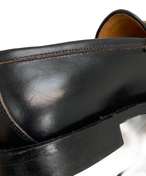 WHEEL ROBE（ウィールローブ）WHEEL ROBE (ウィールローブ) HEAVY STITCHING LOAFER ブラック サイズ:7Dの古着・服飾アイテム