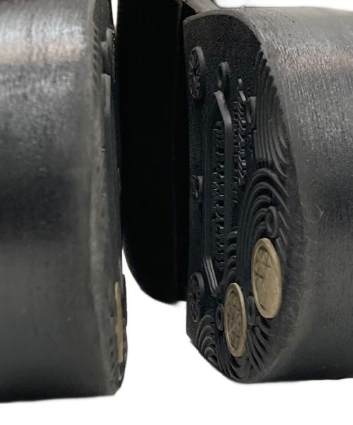 WHEEL ROBE（ウィールローブ）WHEEL ROBE (ウィールローブ) HEAVY STITCHING LOAFER ブラック サイズ:7Dの古着・服飾アイテム