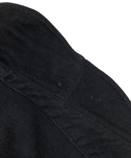 mukcyen（ムッシャン）mukcyen (ムッシャン) over denim jacket ブラック サイズ:FREEの古着・服飾アイテム