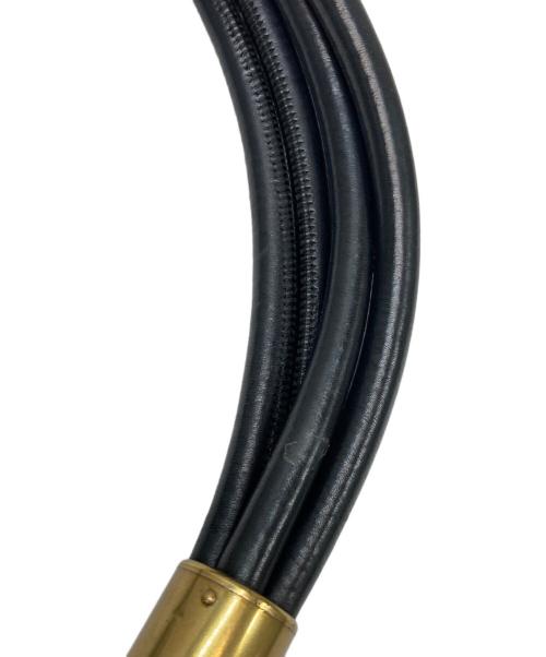 GUCCI（グッチ）GUCCI (グッチ) レザーワンハンドバッグ ブラックの古着・服飾アイテム