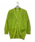 UNFIL（アンフィル）の古着「extrakid mohair amunzen-knit cardigan」｜グリーン