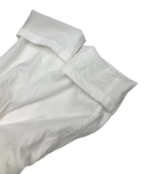 Y's（ワイズ）Y's (ワイズ) BORN PRODUCT THIN COTTON TWILL HOODIE PULL OVER ホワイト サイズ:2の古着・服飾アイテム