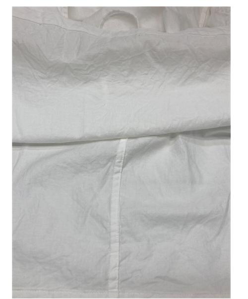 Y's（ワイズ）Y's (ワイズ) BORN PRODUCT THIN COTTON TWILL HOODIE PULL OVER ホワイト サイズ:2の古着・服飾アイテム