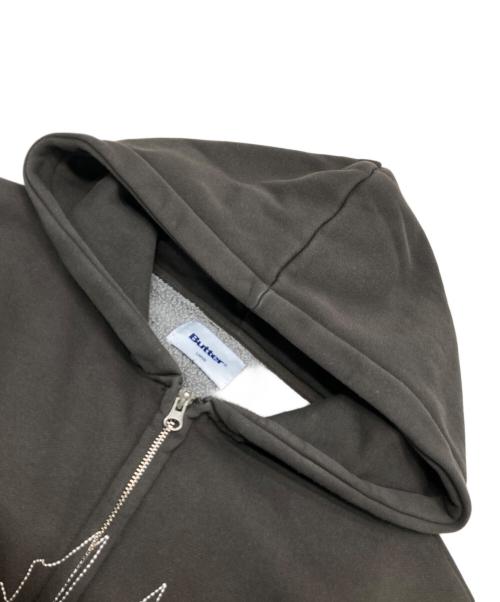 butter（バター）butter (バター) ジップアップパーカー グレー サイズ:Lの古着・服飾アイテム