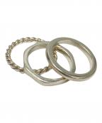 xolo jewelryショロ ジュエリー）の古着「3連リング」｜シルバー