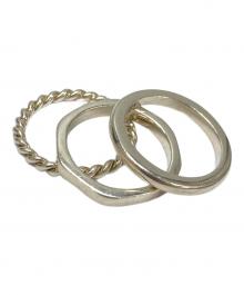xolo jewelry（ショロ ジュエリー）の古着「3連リング」｜シルバー