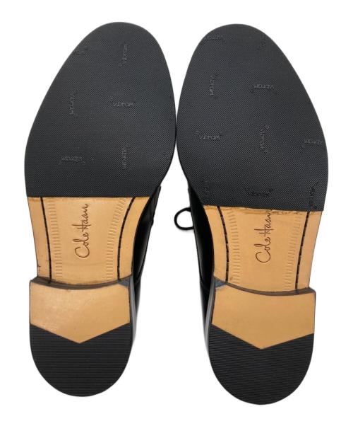 COLE HAAN（コールハーン）COLE HAAN (コールハーン) Uチップシューズ ブラック サイズ:6 1/2の古着・服飾アイテム