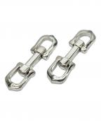 Cartierカルティエ）の古着「ロングCシェイプデコールカフリンクス」｜シルバー