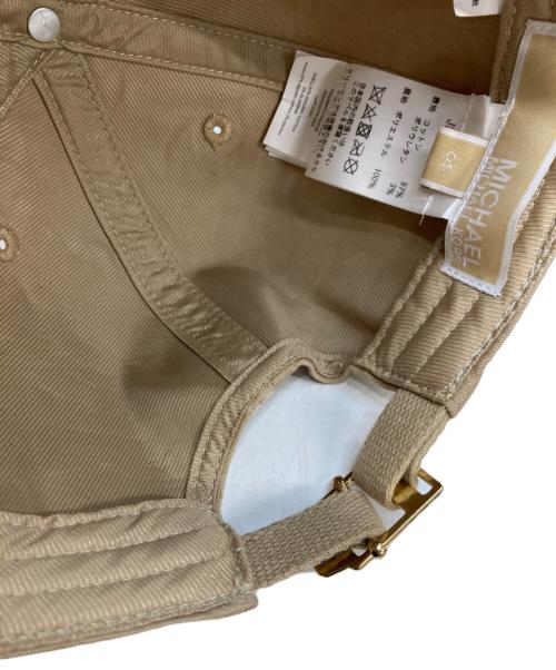 MICHAEL KORS（マイケルコース）MICHAEL KORS (マイケルコース) ロゴキャップ ベージュの古着・服飾アイテム