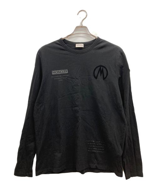 MONCLER（モンクレール）MONCLER (モンクレール) MAGLIA T-SHIRT ブラック サイズ:XLの古着・服飾アイテム