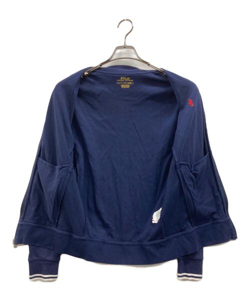 POLO RALPH LAUREN（ポロ・ラルフローレン）POLO RALPH LAUREN (ポロ・ラルフローレン) ジップアップスウェット ネイビー サイズ:Sの古着・服飾アイテム