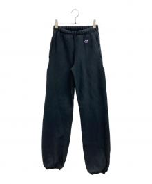 Champion REVERSE WEAVE（チャンピオン リバース ウィーブ）の古着「スウェットパンツ」｜ブラック